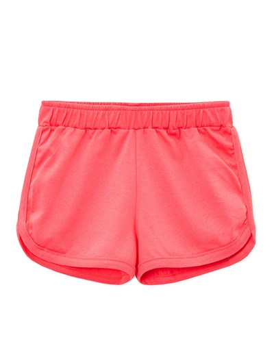 SHORT PARA NENA EN JERSEY LISO. NARANJO