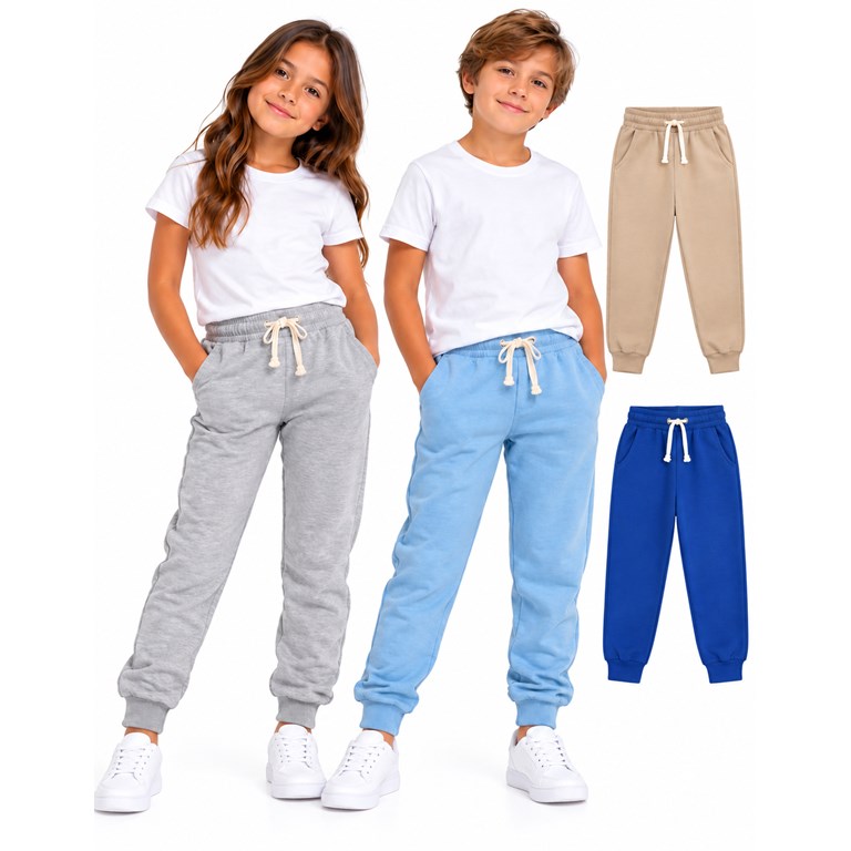 PANTALON NENE RUSTICO CON CORDÓN. NARANJO