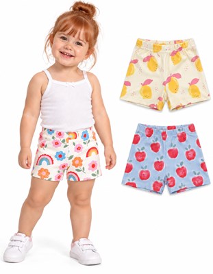 SHORT LISO UV+50 PARA BEBA. NARANJO