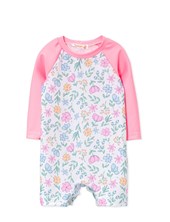 Enterito agua manga larga combinado beba. Naranjo