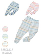 MEDIO OSITO ALGODON RAYADO PARA BEBES LINEA TRADICIONAL GAMISE