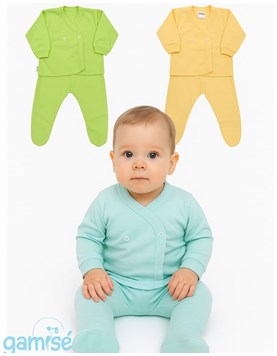 Conjunto: Batita + Medio osito color. Gamise