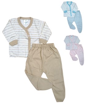 Conjunto batita ML y medio osito. Colores surtidos. Gamise.
