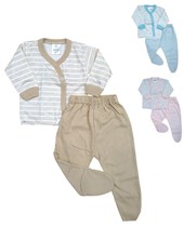 Conjunto batita ML y medio osito. Colores surtidos. Gamise.