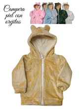 CAMPERITA PIEL OSO CON CAPUCHA. GAMISE
