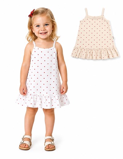 VESTIDO SIN MANGA PARA BEBA. GAMISE