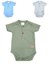 BODY CUELLO MAO DE BAMBULA CON BOTONES. GAMISE