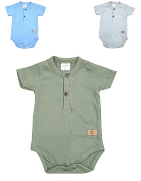 BODY CUELLO MAO DE BAMBULA CON BOTONES. GAMISE