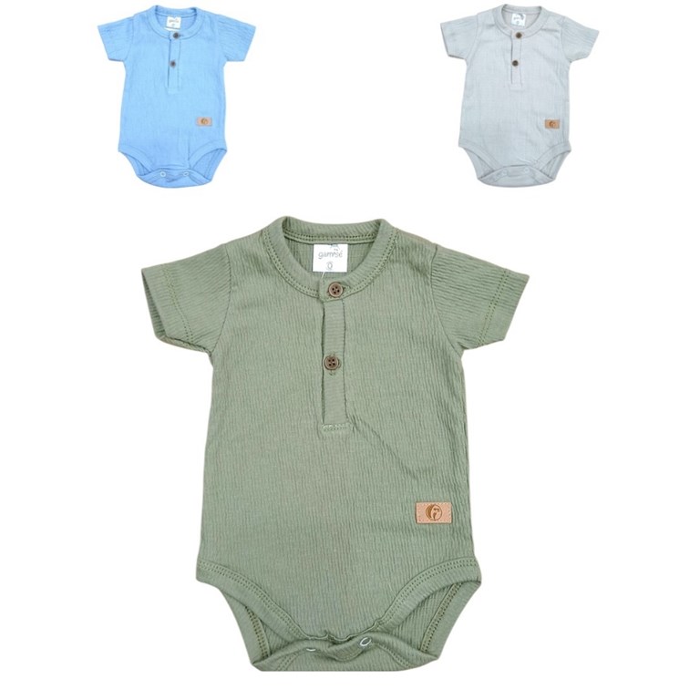 BODY CUELLO MAO DE BAMBULA CON BOTONES. GAMISE