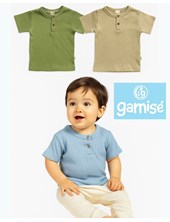 REMERA DE BAMBULA CON BOTON. GAMISE