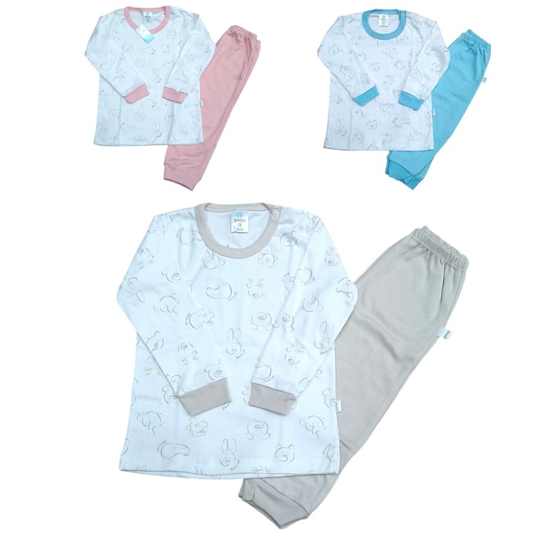 PIJAMA MANGA BEBE ESTAMPADO GAMISE