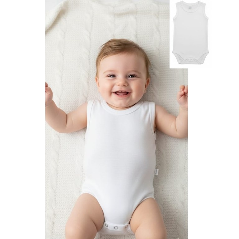 Body S/M blanco Liso Gamise