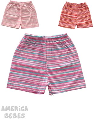 SHORT RAYADO NENA. COLORES SURTIDOS. GAMISE.