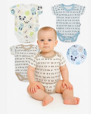 BODY MANGA CORTA LINEA ESTAMPADO .  GAMISE