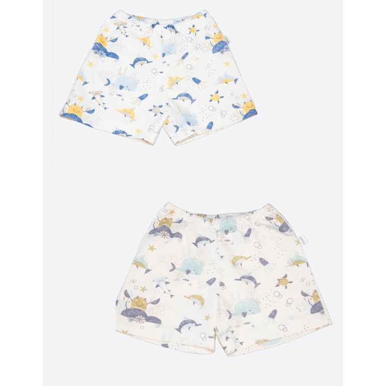 short bebe estampado oceano gamise