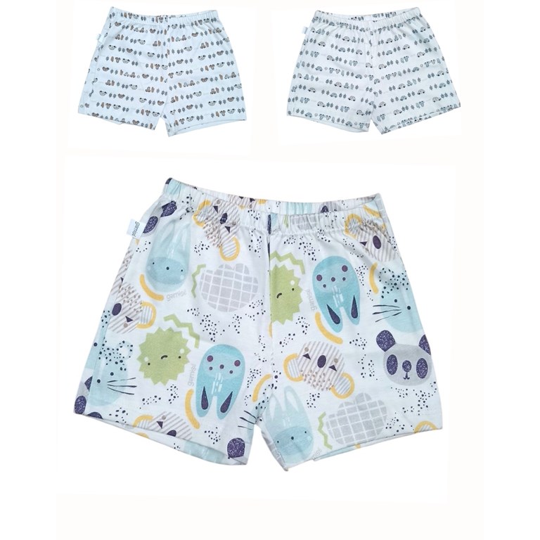 short bebe estampado oceano gamise