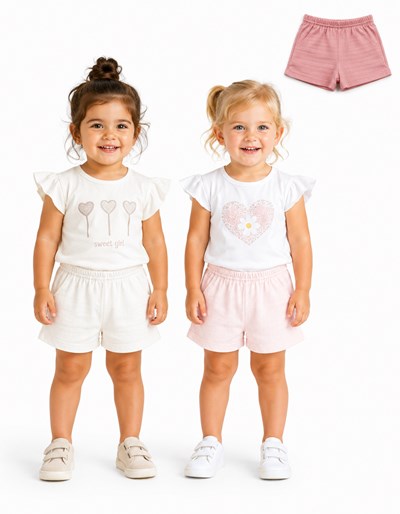 SHORT PARA BEBA EN CLOQUE. GAMISE