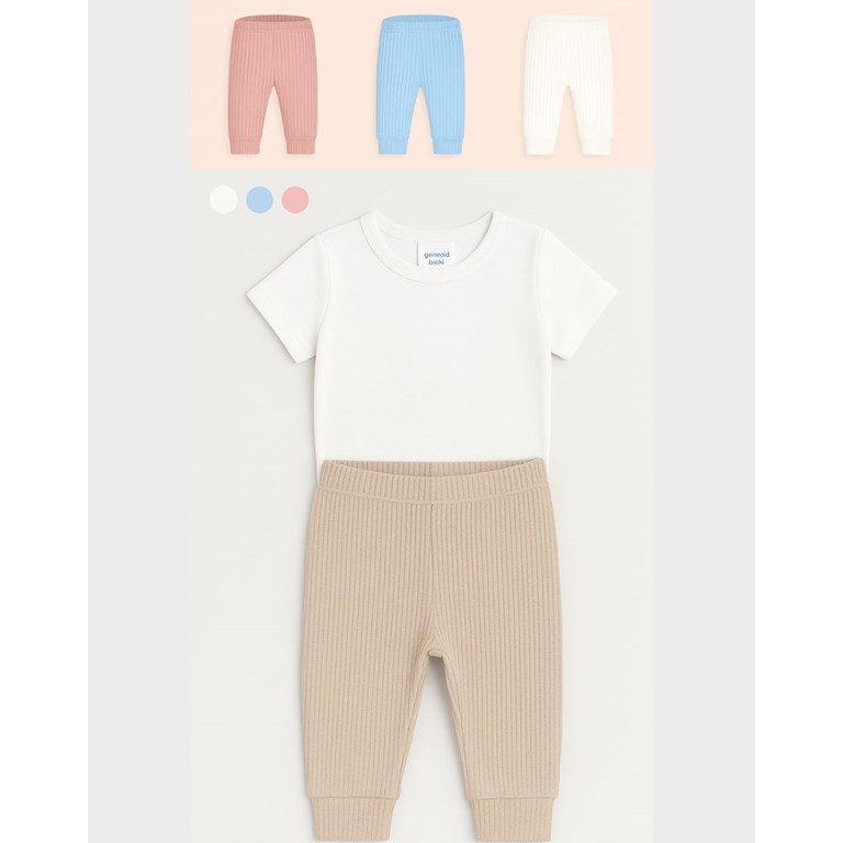Babucha de bebe tela panal de colores gamise