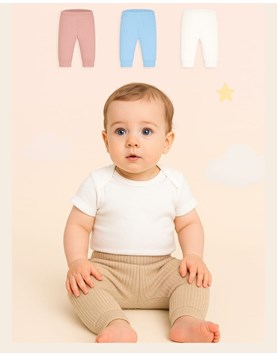Babucha de bebe tela panal de colores gamise