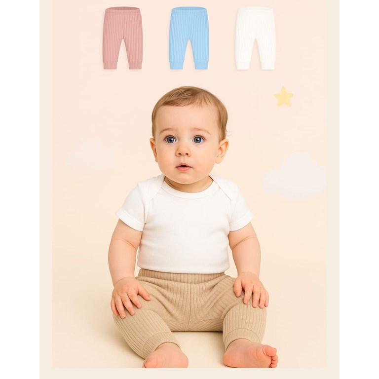 Babucha de bebe tela panal de colores gamise