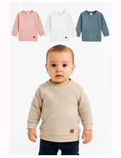 Buzo de bebe tela panal colores claros gamise