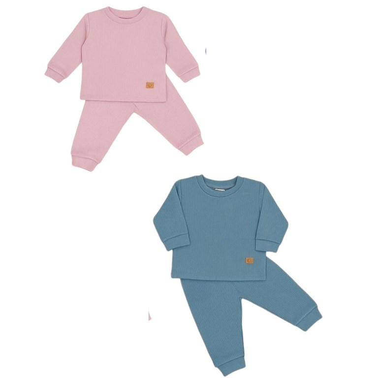 Conjunto de bebe buzo y babucha tela panal gamise