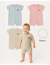 Enterito bebe tela panal  colores claros gamise