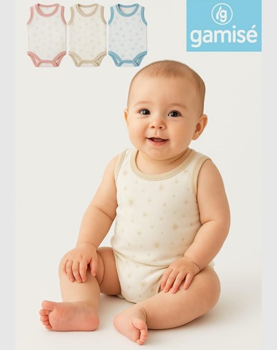 body bebe sin mangas linea soft gamise