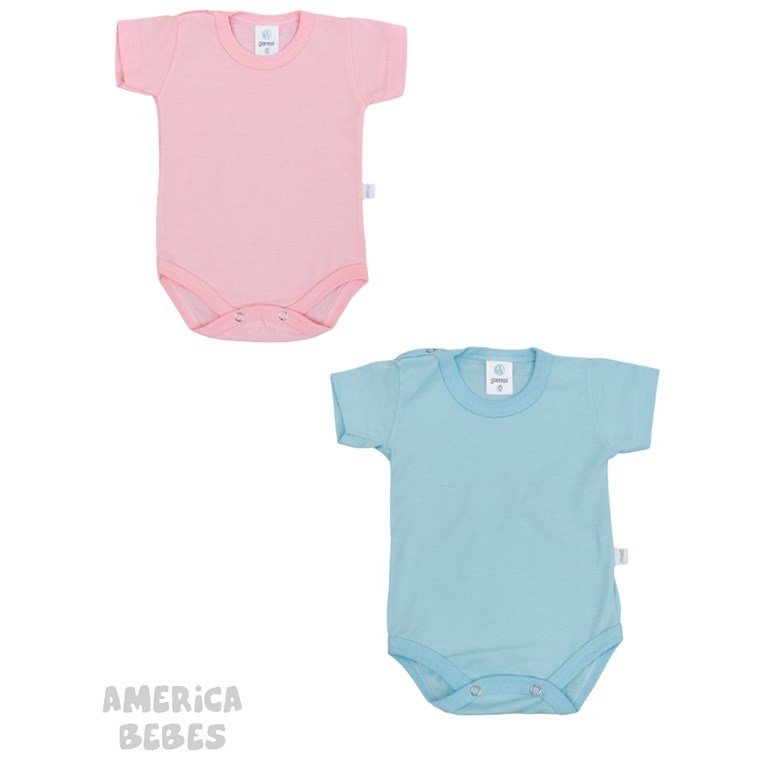Body M/C Linea Suave. Liso Colores surtidos. Gamise.