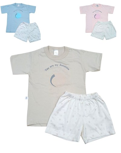 conjunto de nene manga corta combiando gamise