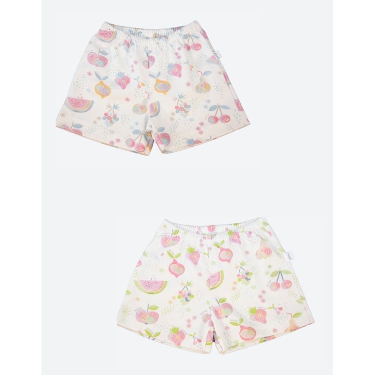 SHORT BEBA ESTAMPADO FRUTAS GAMISE