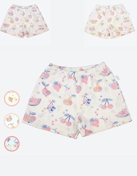 SHORT BEBA ESTAMPADO FRUTAS GAMISE