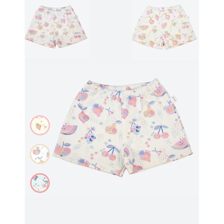 SHORT BEBA ESTAMPADO FRUTAS GAMISE