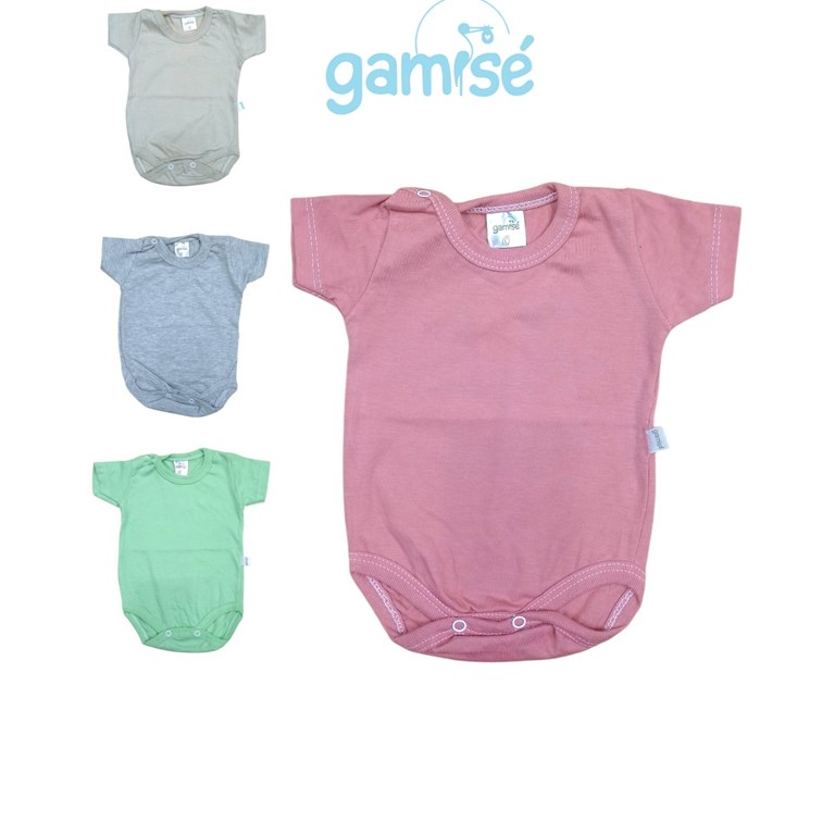 Body M/C. Linea moda. Liso Colores surtidos. Gamise.