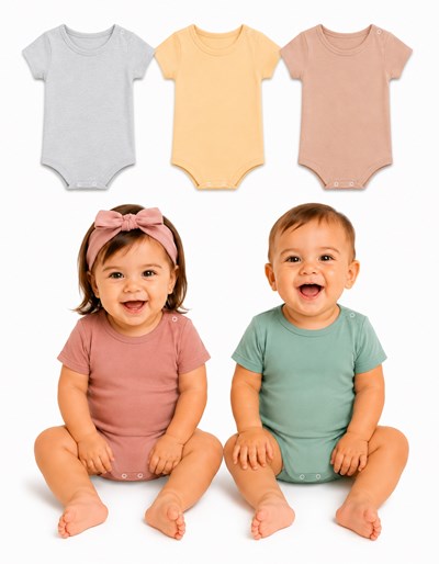 Body M/C. Linea moda. Liso Colores surtidos. Gamise.