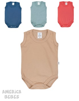 Body s/mangas. Linea Moda. Liso Gamise
