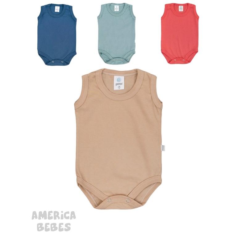 Body s/mangas. Linea Moda. Liso Gamise