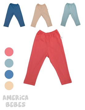 Pantalon con dobladillo color. Gamise