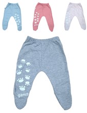 MEDIO OSITO ESTAMPADO EN COLA CISNE C/PIE. COLORES SURTIDOS. GAMISE