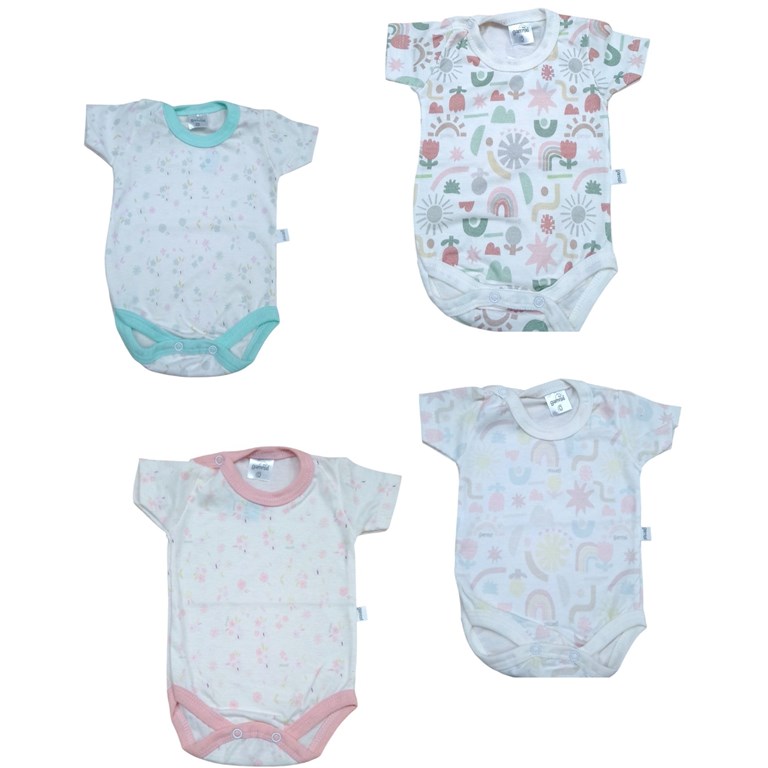 Body M/C. Linea Estampado beba. Colores surtidos. Gamise.