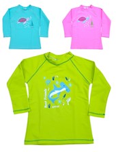 Remera bebe/beba manga larga UV+50 estampada. Gamise