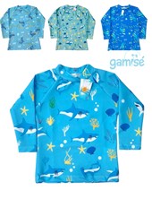 Remera bebe/beba manga larga UV+50 estampada. Gamise