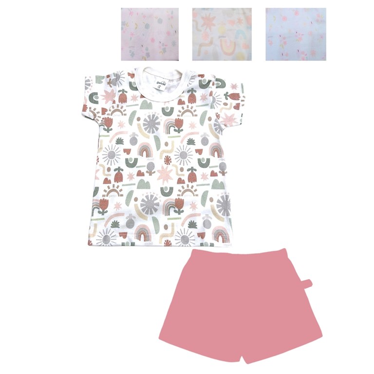 conjunto de bebe articulo combinado gamise