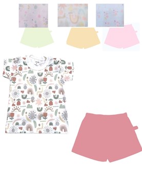 conjunto de bebe articulo combinado gamise