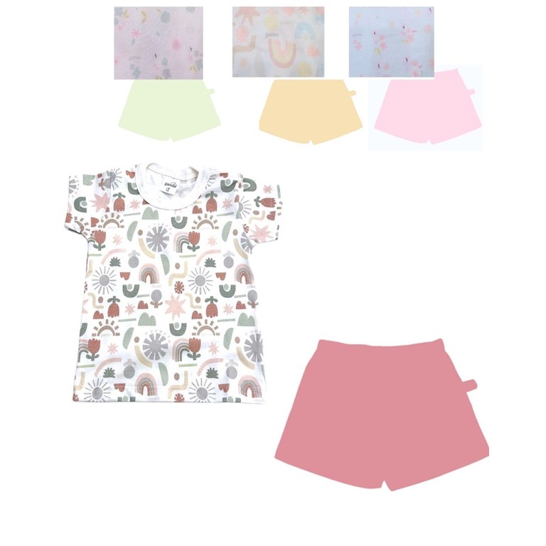 conjunto de bebe articulo combinado gamise