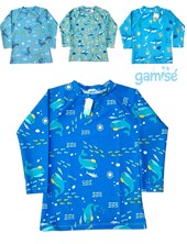 Remera nena/varon manga larga UV+50 estampada. Gamise
