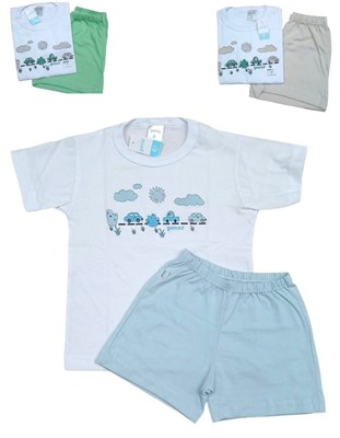 CONJUNTO NIÑO ESTAMPADO AVENTURA. COLORES SURTIDOS. GAMISE