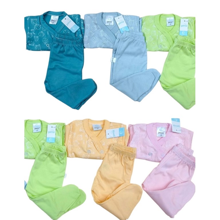 Batita y medio osito estampa trazos dulces.Gamise