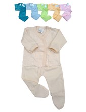 Batita y medio osito estampa trazos dulces.Gamise