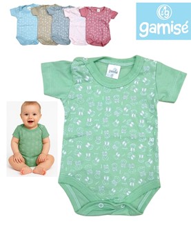 Body manga corta estampado. Gamise